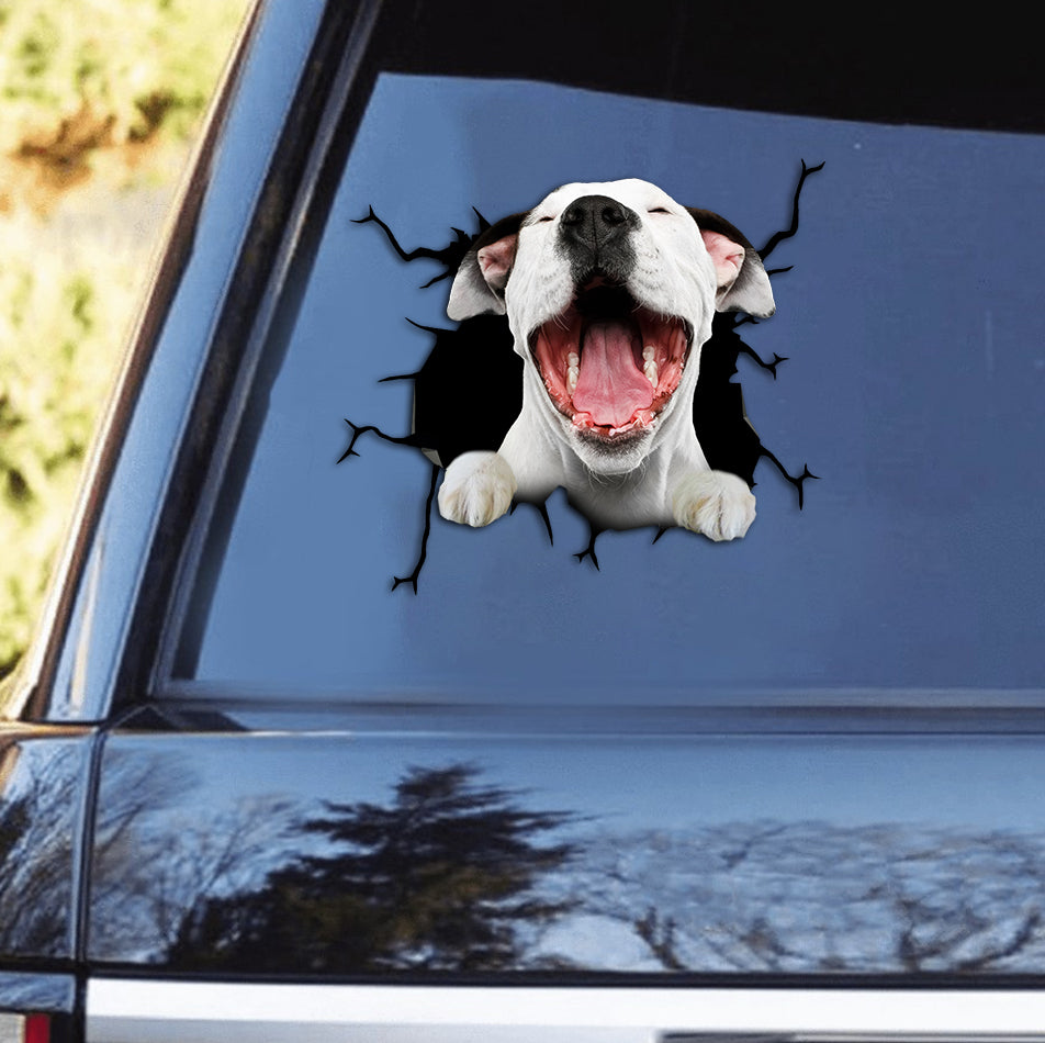 [th0617-snf-tpa]-american-staffordshire-terrier-crack-car-sticker-dogs-lover