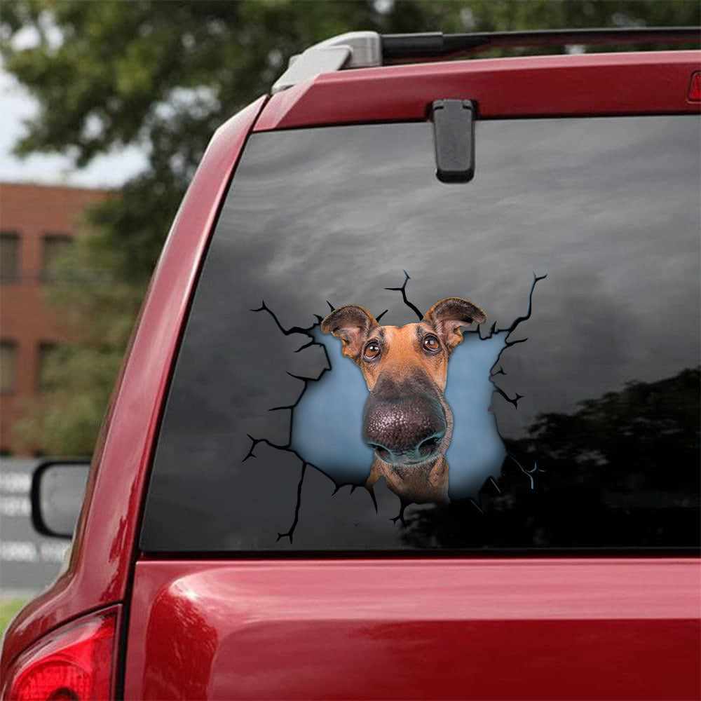 Funny Sighthound Crack Decal Car Nice Custom Car Window Decals Christmas Gifts 2022