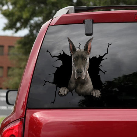[da0087-snf-tnt]-great-dane-crack-car-sticker-dogs-lover