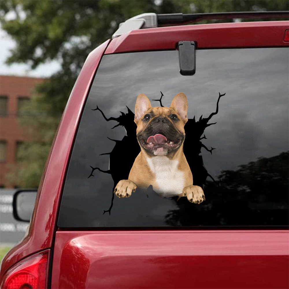 [da0229-snf-tnt]-french-bulldog-crack-car-sticker-dogs-lover