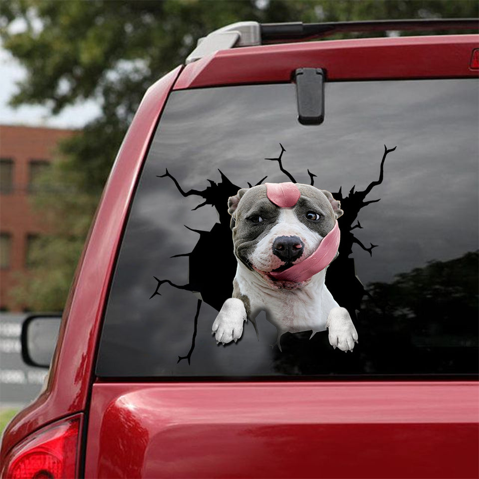 [sk1601-snf-tnt]-american-pit-bull-terrier-crack-car-sticker-dogs-lover