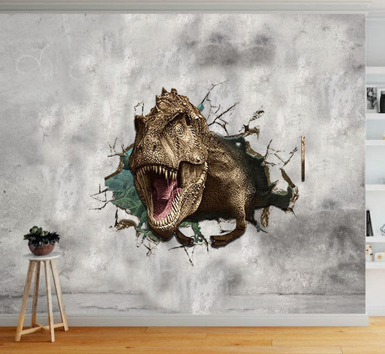 [ld0293-snf-lad]-tyrannosaurus-rex-crack-wall-decal-dinosaurs-lover