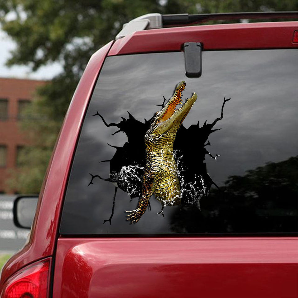 [ld0465-snf-tpa]-alligator-crack-car-sticker