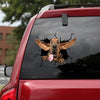 [ld0506-snf-lad]-bloodhound-crack-car-sticker-dogs-lover
