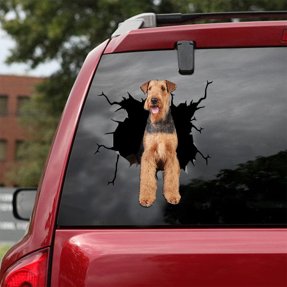 [ld1524-snf-lad]-airedale-terriers-crack-car-sticker-dogs-lover