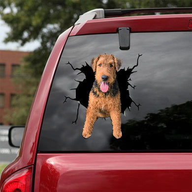 [ld1526-snf-lad]-airedale-terriers-crack-car-sticker-dogs-lover