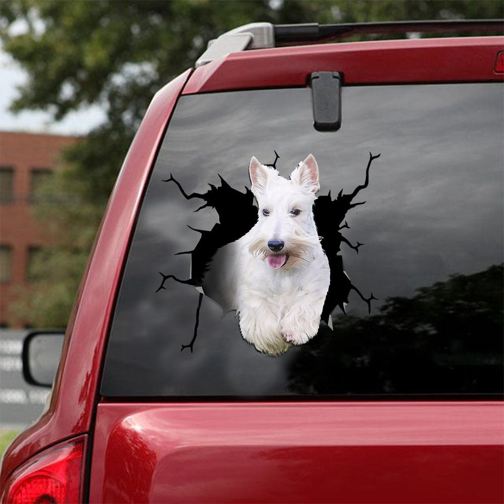 [ld1555-snf-lad]-scottish-terriers-crack-car-sticker-dogs-lover