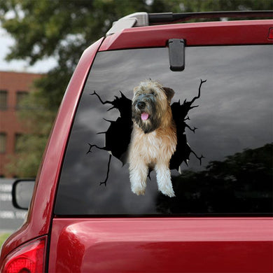 [ld1534-snf-lad]-soft-coated-wheaten-terriers-crack-car-sticker-dogs-lover