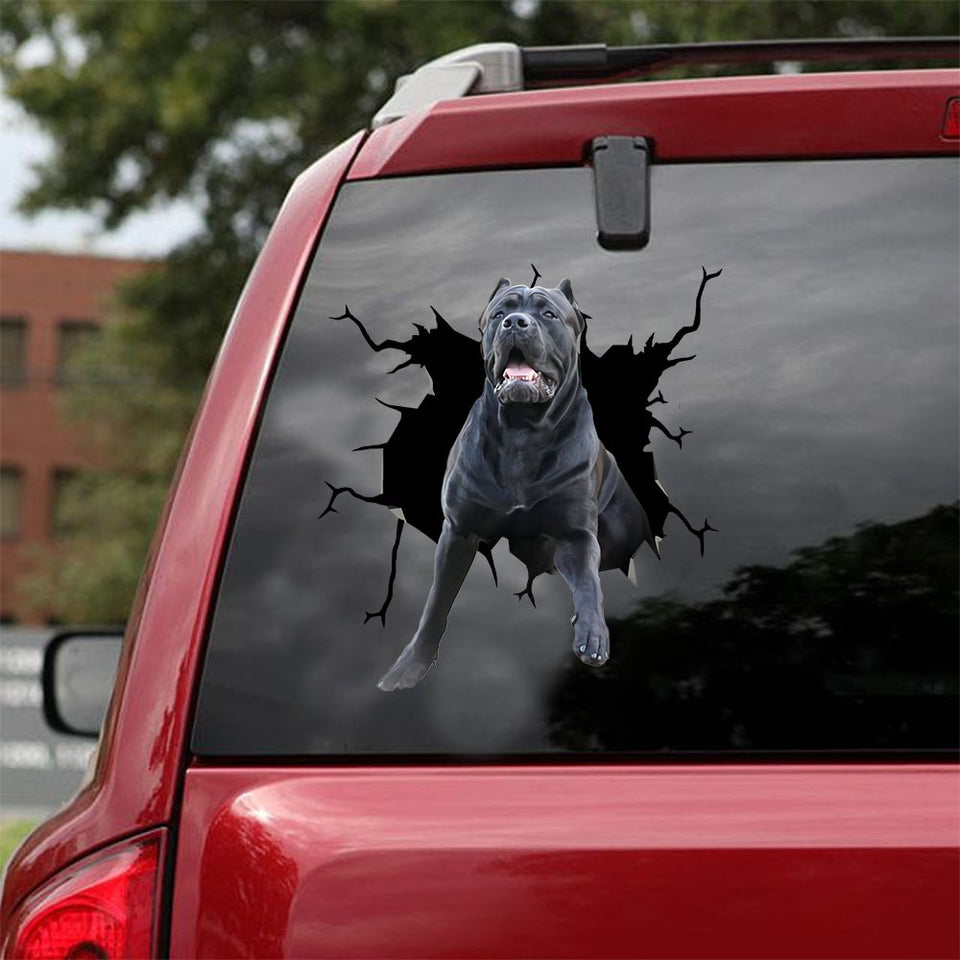 [ld1544-snf-lad]--cane-corso-crack-car-sticker-dogs-lover
