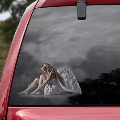 [ld1829-snf-lad]-angel-car-sticker