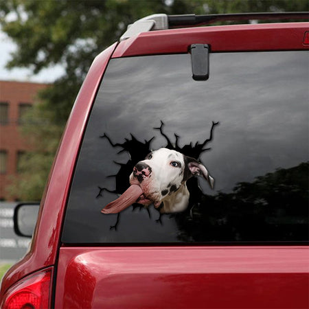 [th0235-snf-tpa]-great-dane-crack-car-sticker-dogs-lover