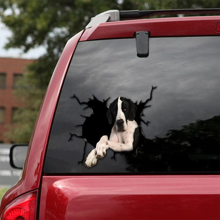 [th0239-snf-tpa]-great-dane-crack-car-sticker-dogs-lover