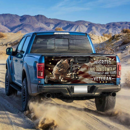Truck Tailgate Decal Sticker Wrap Veteran Tailgate Wrap Decals For Trucks