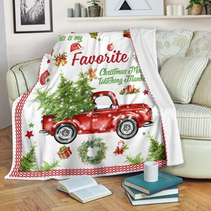  This Is My Favorite Christmas Movie Xmas Ultra Soft Cozy Plush Fleece Blanket