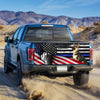 German Shepherd The Thin Blue Line America Truck Tailgate Decal Sticker Wrap Tailgate Wrap Decals For Trucks