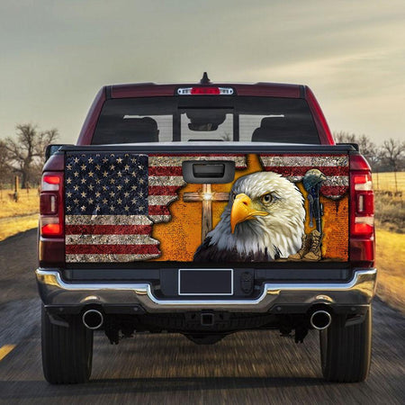 American Eagle truck Tailgate Decal Sticker Wrap Tailgate Wrap Decals For Trucks
