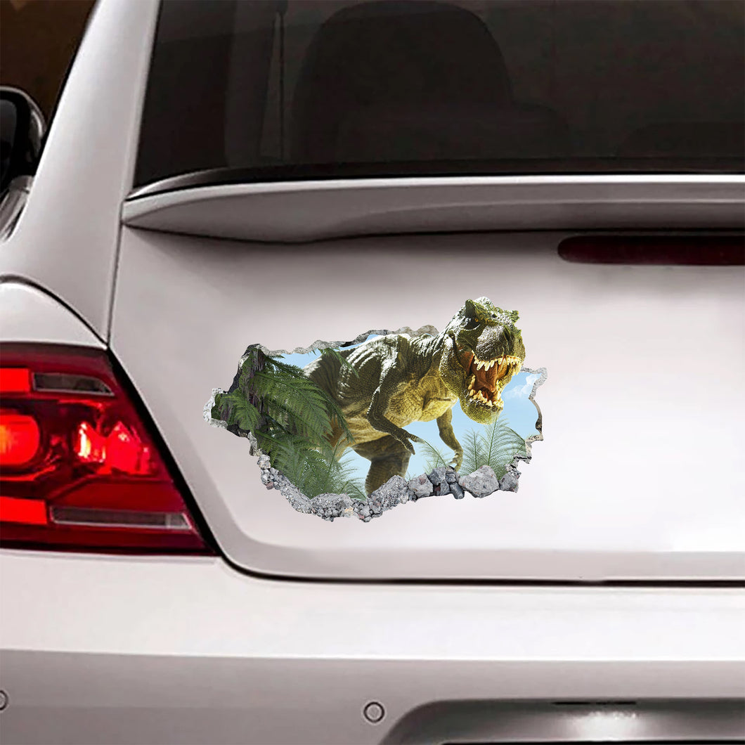 [sk0590-snf-tpa]-dinosaur-car-sticker-animals-lover