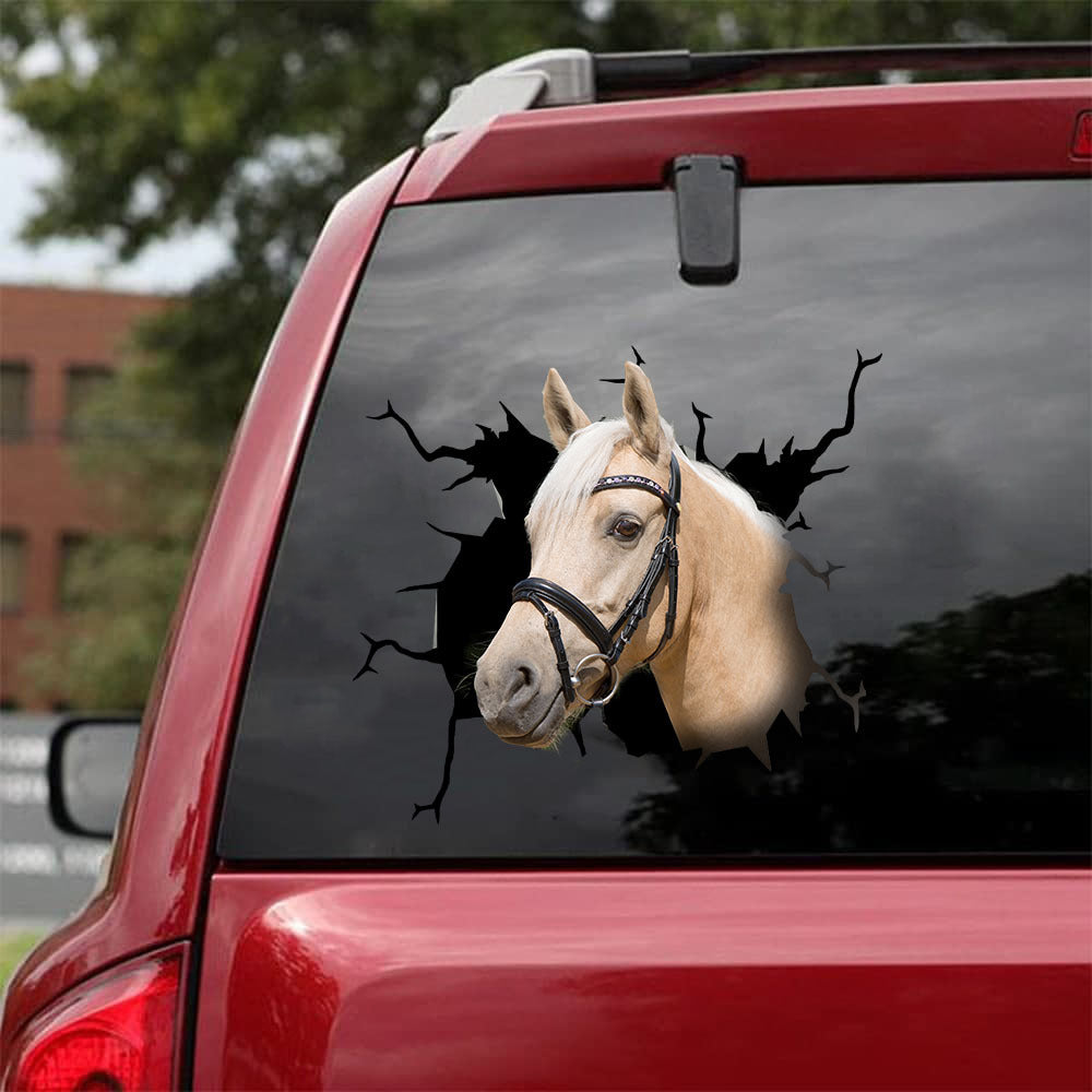 [da0256-snf-tnt]-tennessee-walking-horse-crack-car-sticker