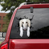 [th0262-snf-tpa]-saluki-crack-car-sticker-dogs-lover