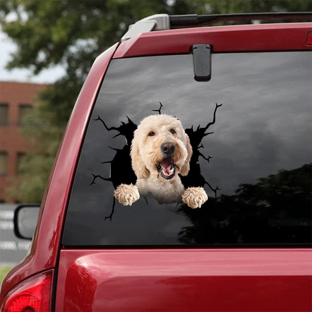 [da0965-snf-tnt]-goldendoodle-crack-car-sticker-dogs-lover