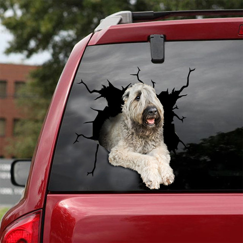 [ld0330-snf-lad]-bouvier-des-flandres-crack-car-sticker-dogs-lover