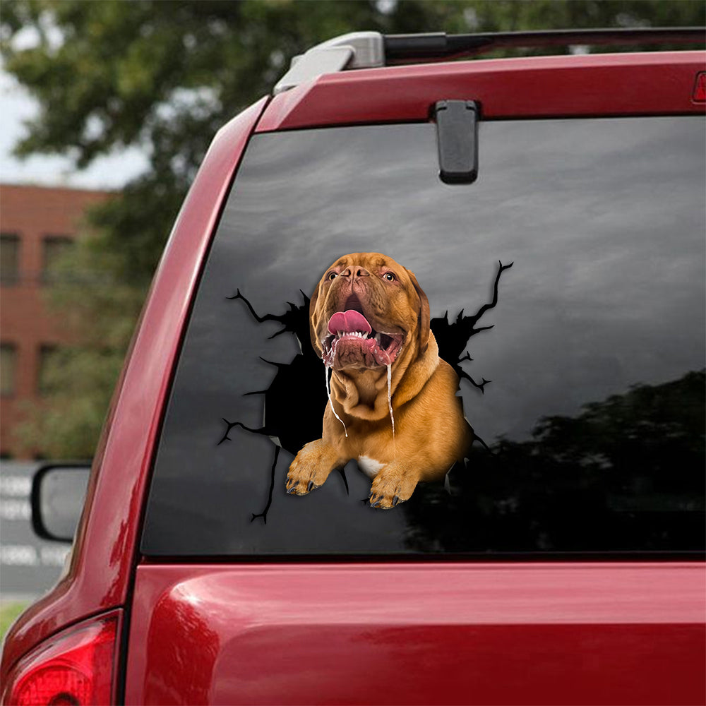 [th0271-snf-tpa]-french-mastiff-crack-car-sticker-dogs-lover