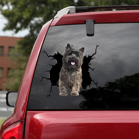 [da1046-snf-lad]-cairn-terriers-crack-car-sticker-dogs-lover