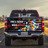 Truck Tailgate Decal Sticker Wrap Never Walk Alone Tailgate Wrap Decals For Trucks