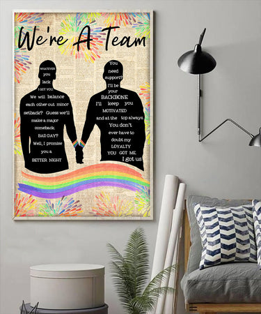 [ld0493-snf-lad]-we're-a-team-poster