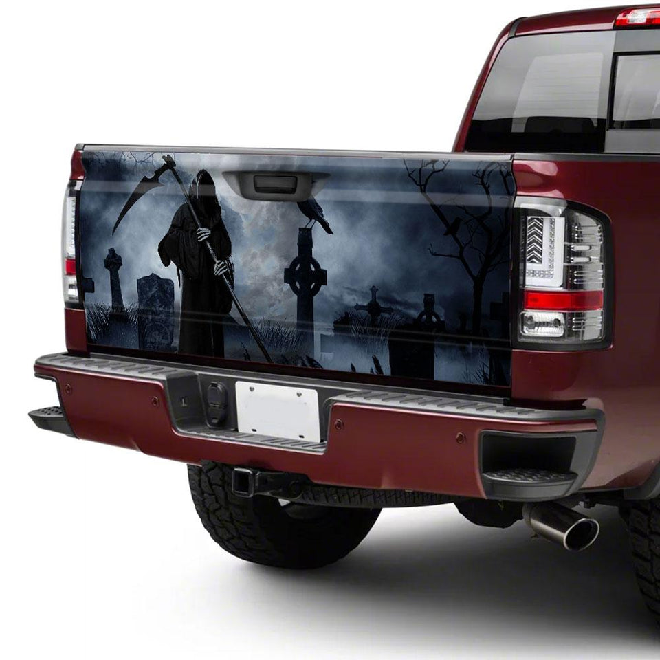 Grim Reaptruck Tailgate Decal Sticker Wrap Tailgate Wrap Decals For Trucks