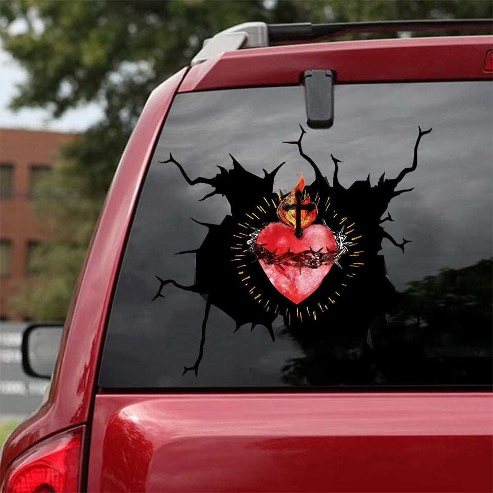 [da0120-snf-ptd]god-crack-car-sticker-