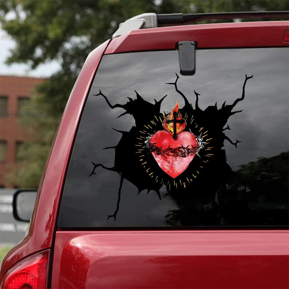 [da0120-snf-ptd]god-crack-car-sticker-