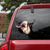 [th0295-snf-ptd]-dairy-cow-crack-car-sticker-cows-lover