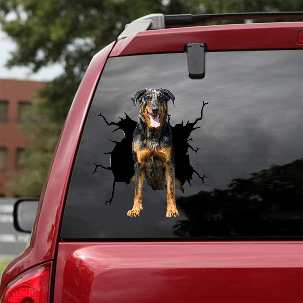 [da1077-snf-lad]-beauceron-crack-car-sticker-dogs-lover