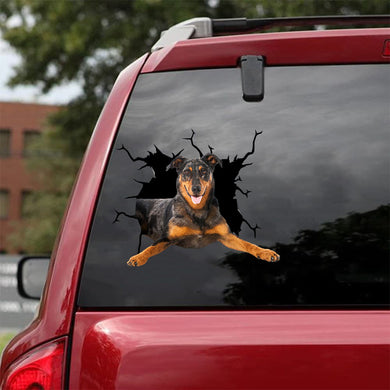 [da1082-snf-lad]-beauceron-crack-car-sticker-dogs-lover