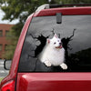[ld0367-snf-tpa]-american-eskimo-crack-car-sticker-dogs-lover