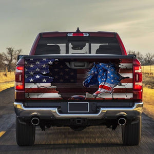 Horse Of American truck Tailgate Decal Sticker Wrap Tailgate Wrap Decals For Trucks