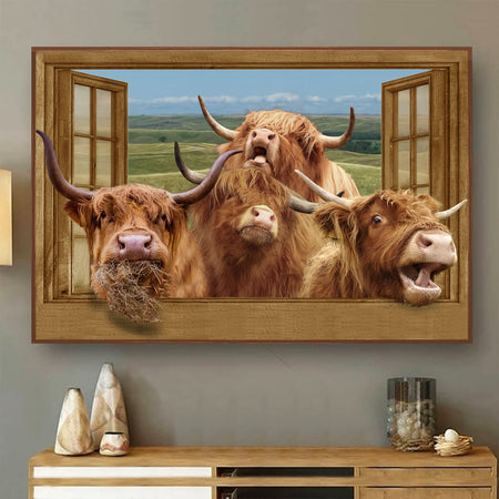 [ld0573-snf-lad]-highland-cattle-and-farmer-poster-cows-lover