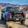 Texas Veterans truck Tailgate Decal Sticker Wrap Veteran Day Veteran Gifts Veteran Decoration Idea Band Of Brothers Tailgate Wrap Decals For Trucks