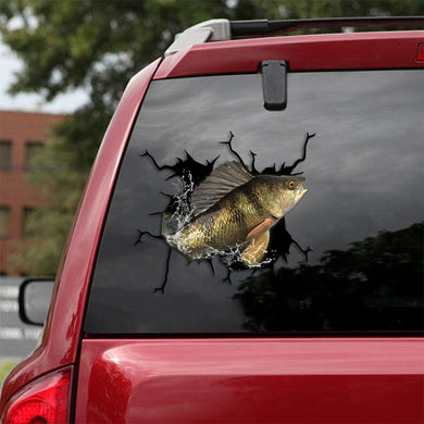 [th0319-snf-ptd]-fishing-perch-and-cappie-crack-car-sticker-fishs-lover