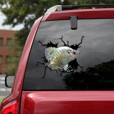 [th0320-snf-ptd]-fishing-perch-and-cappie-crack-car-sticker-fishs-lover