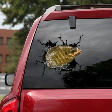 [th0322-snf-ptd]-fishing-perch-and-cappie-crack-car-sticker-fishs-lover