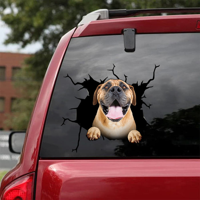 [da0129-snf-tnt]-boer-boel-dogs-crack-car-sticker