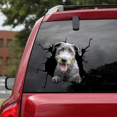 [da0133-snf-tnt]-irish-wolfhound-dogs-crack-car-sticker