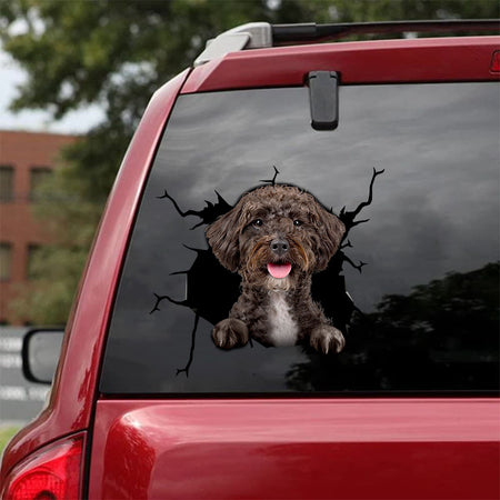 [da0143-snf-tnt]-schnoodle-crack-car-sticker-dogs-lover