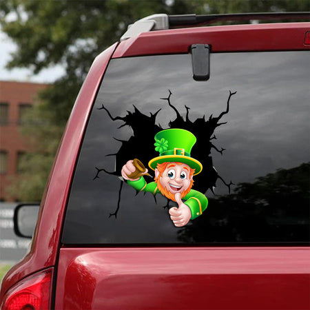 [bv0163-snf-ptd]-saint-patrick's-day-crack-car-sticker