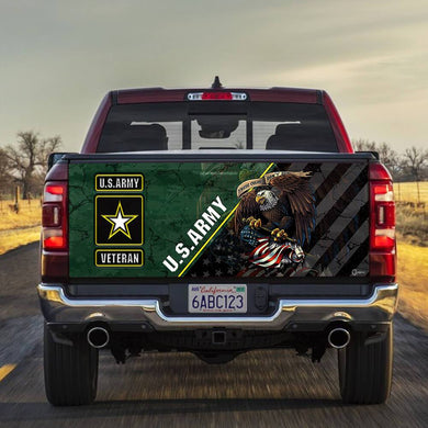 United States Army Veterans truck Tailgate Decal Sticker Wrap Tailgate Wrap Decals For Trucks
