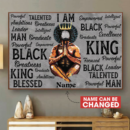 [ld0835-snf-lad]-black-man-customized-poster