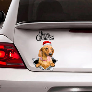 [sk0823-snf-tnt]-dachshund-christmas-sticker-dogs-lover