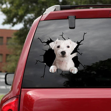 [bv0183-snf-tpa]-parson-russell-terrier-crack-car-sticker-dogs-lover